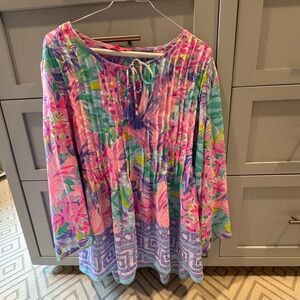 Colorful Floral Blouse